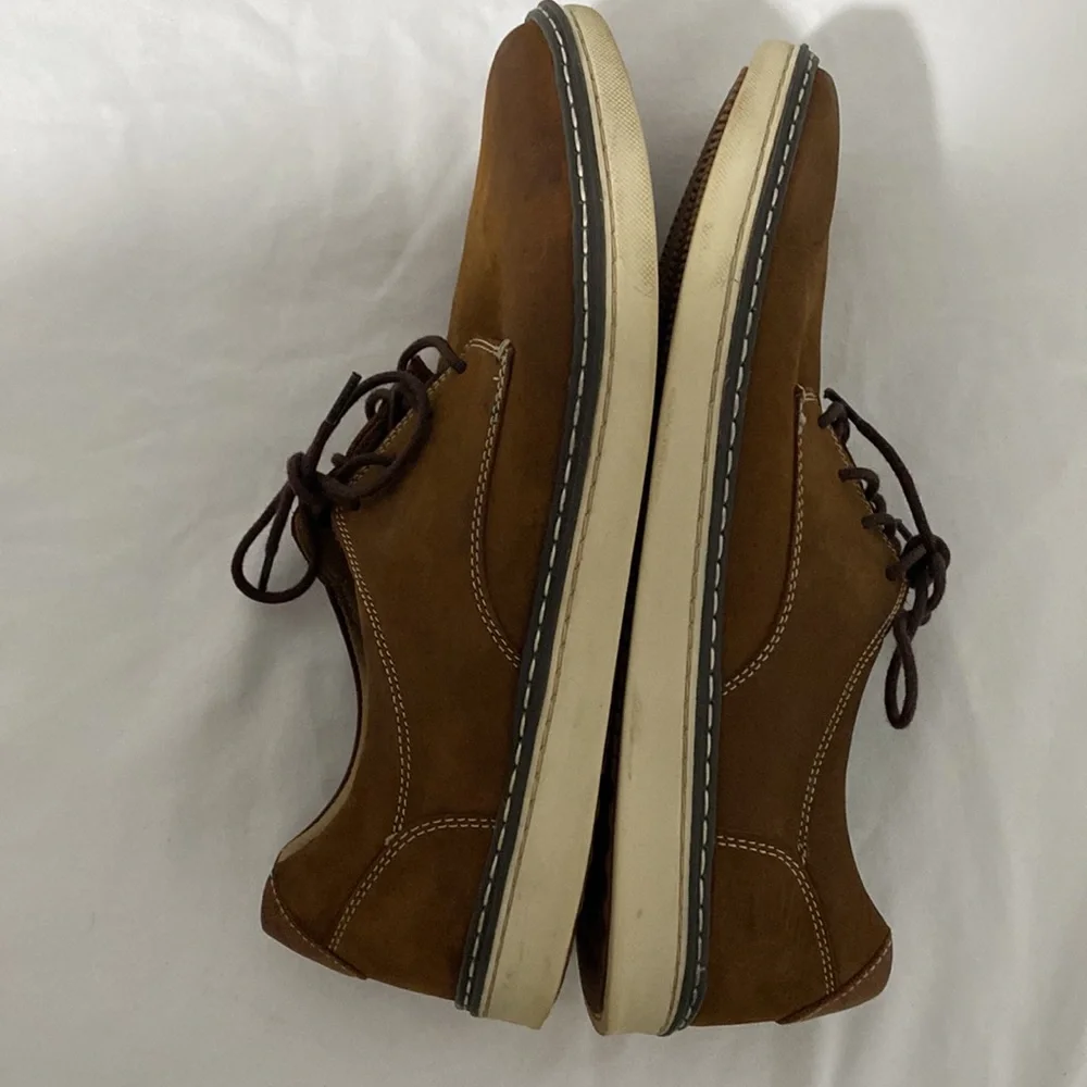 JOHNSTON & MURPHY Boys Shoes 7M Big Boy’s McGuffey Brown Plain Toe Shoes